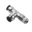 Picture of W171PLP-4-4 - Push-to-Connect Nickel Plated Instant Fittings - Prestolok PLP Metal