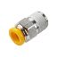 Picture of W68PLP-12M-4R - Push-to-Connect Nickel Plated Instant Fittings - Prestolok PLP Metal