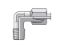 Picture of WE08LMCF - EO/EO-2 90° Elbow, Male Connector - WE-M keg