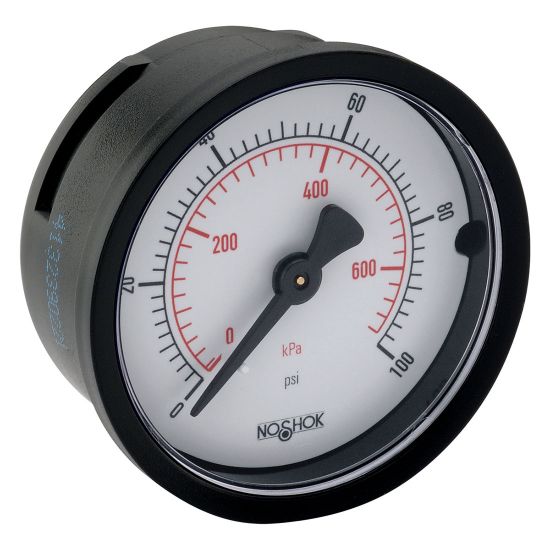 Picture of 20-110-160-psi/bar - 100 Series Acrylonitrile Butadiene Styrene (ABS) and Steel Case Dry Pressure Gauges