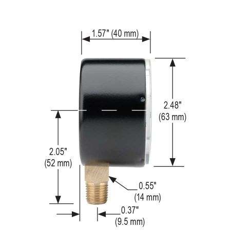 Picture for category 200 Series Low Pressure Diaphragm Dry Pressure Gauges