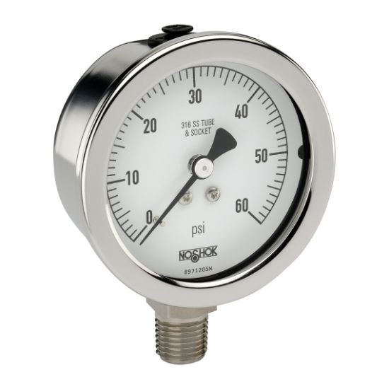 Picture of 25-400-2000-psi - 400/500 Series All Stainless Steel Dry and Liquid Filled Pressure Gauges